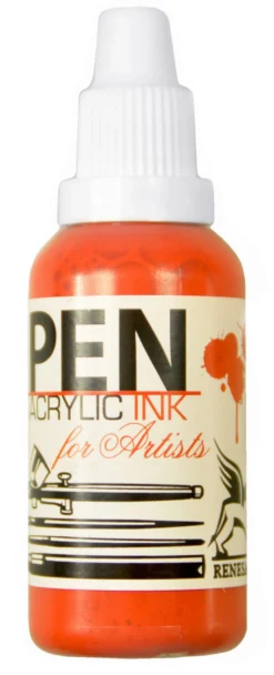 Tusz akrylowy - Renesans - pomarańczowy, 35 ml