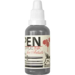 Tusz akrylowy - Renesans - srebrny, 35 ml