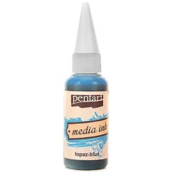 Tusz alkoholowy Media Ink - Pentart - Topaz, 20 ml