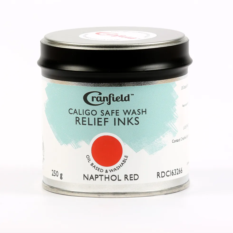 Tusz Caligo Safe Wash Relief - Cranfield - Napthol Red 250 g