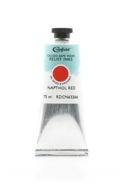 Tusz Caligo Safe Wash Relief - Cranfield - Napthol Red 75 ml