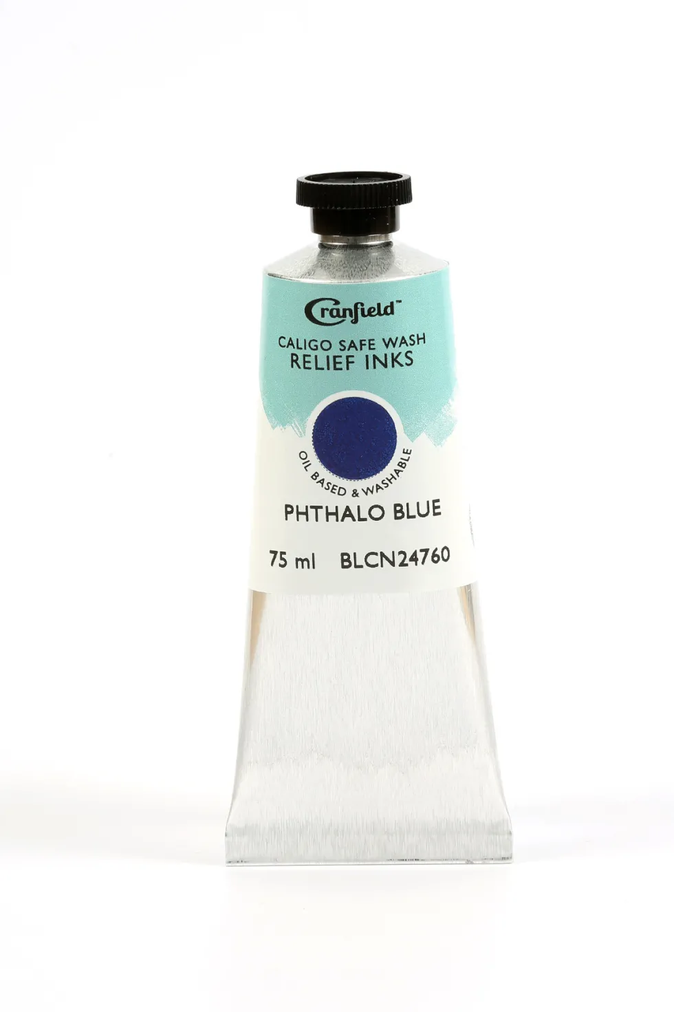 Tusz Caligo Safe Wash Relief - Cranfield - Phthalo Blue 75 ml