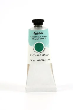 Tusz Caligo Safe Wash Relief - Cranfield - Phthalo Green 75 ml