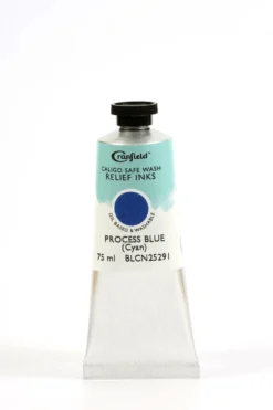 Tusz Caligo Safe Wash Relief - Cranfield - Process Blue Cyan 75 ml