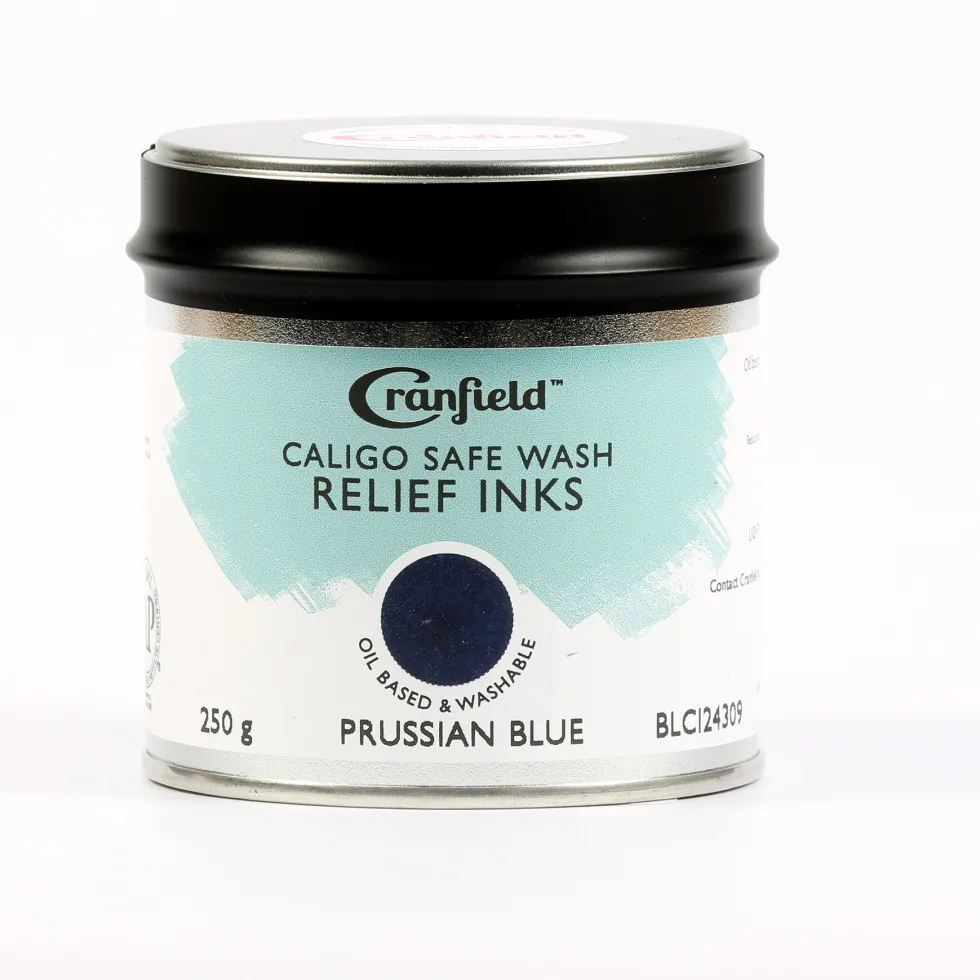Tusz Caligo Safe Wash Relief - Cranfield - Prussian Blue 250 g