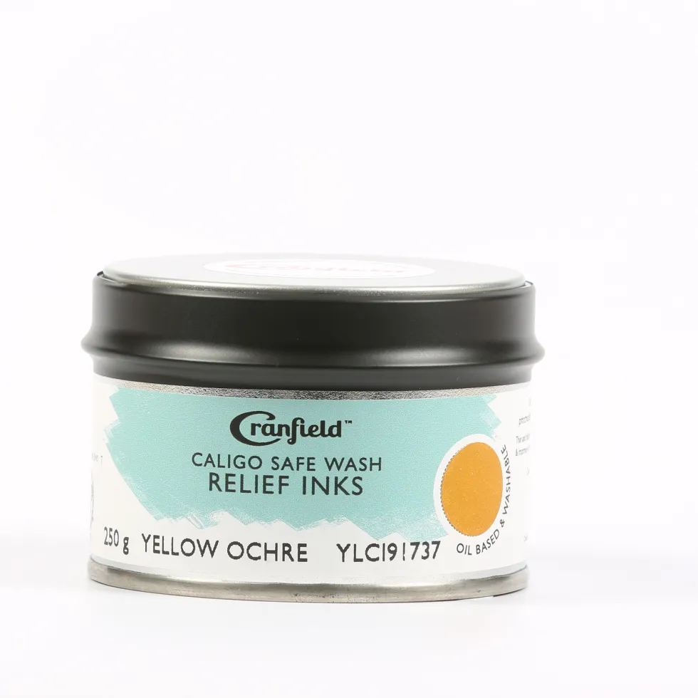 Tusz Caligo Safe Wash Relief - Cranfield - Yellow Ochre 250 g