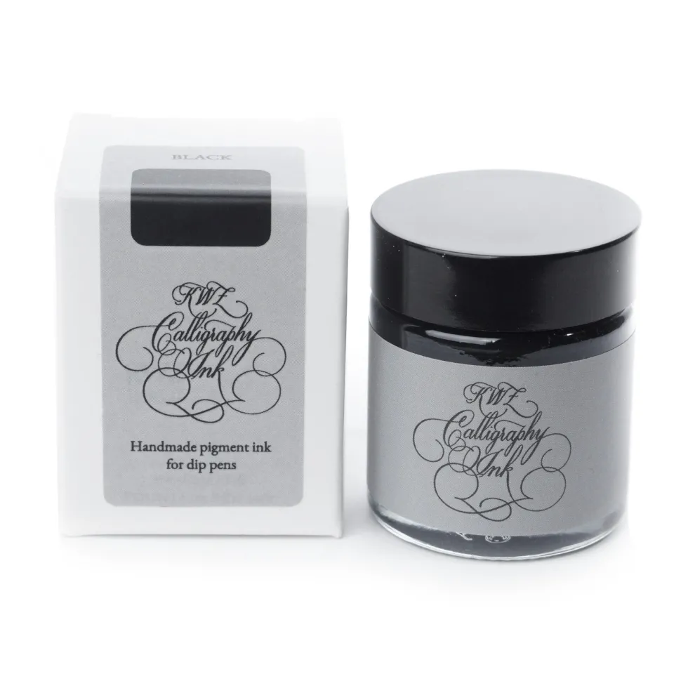Tusz Calligraphy Ink, matowy - KWZ Ink - czarny, 25 g