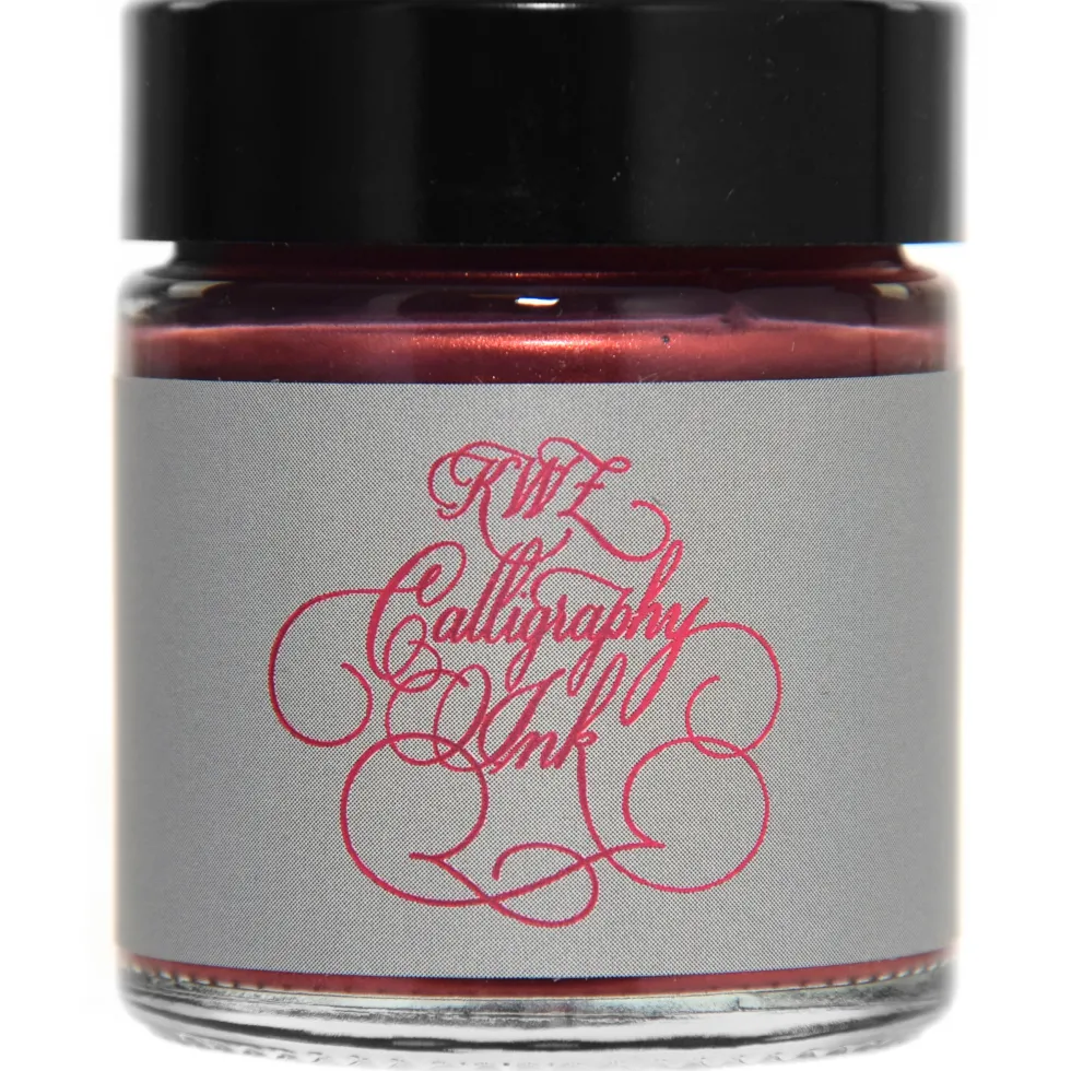 Tusz Calligraphy Ink, metaliczny - KWZ Ink - Mercury Red, 25 g