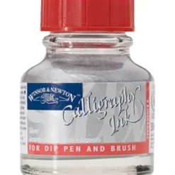 Tusz do kaligrafii DIP - Winsor & Newton - silver, 30 ml