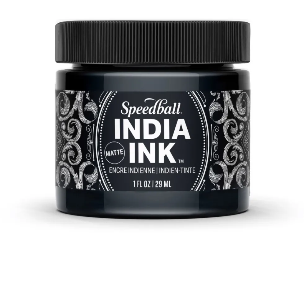 Tusz do kaligrafii India Ink - Speedball - Black Velvet 29 ml