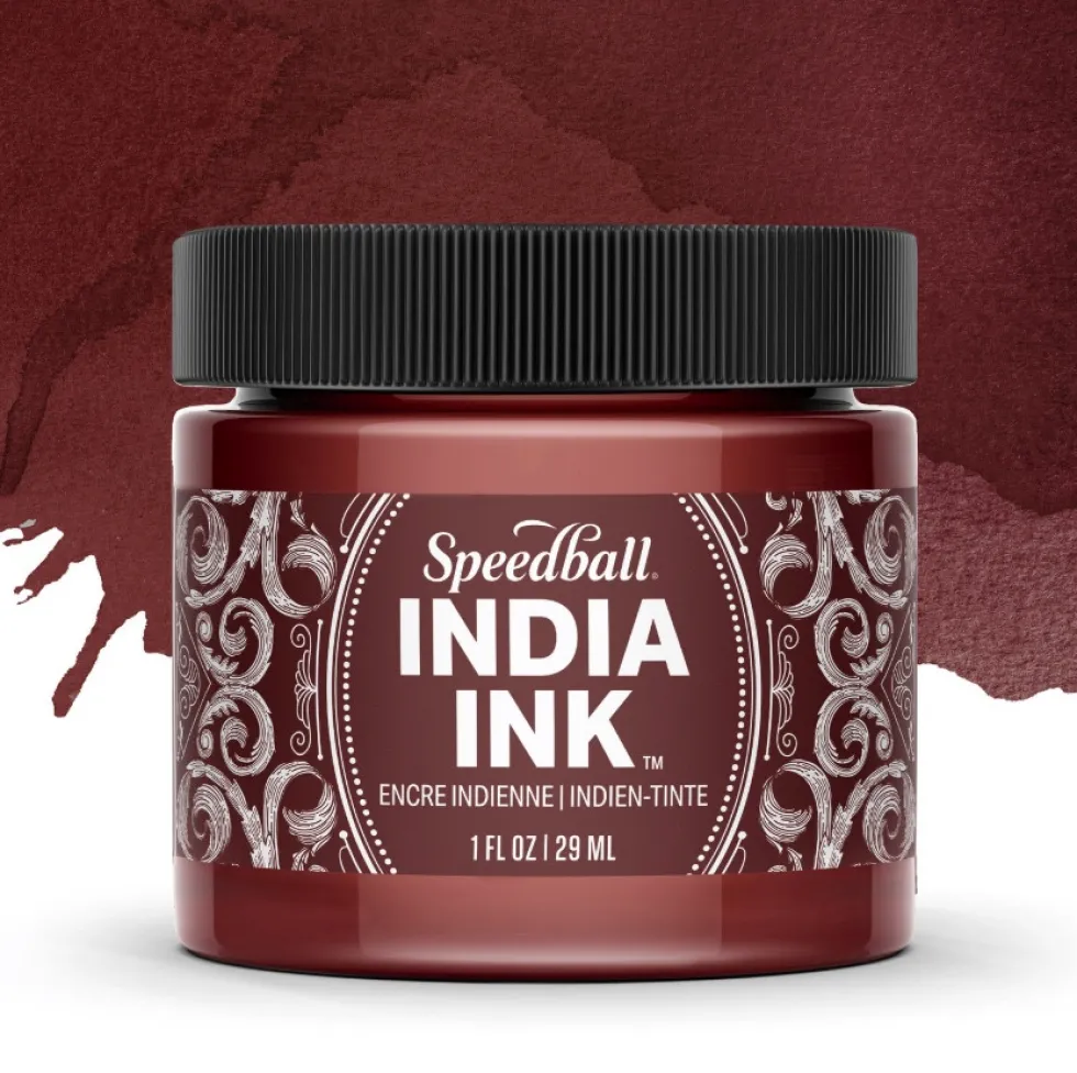 Tusz do kaligrafii India Ink - Speedball - Brown Quartz 29 ml