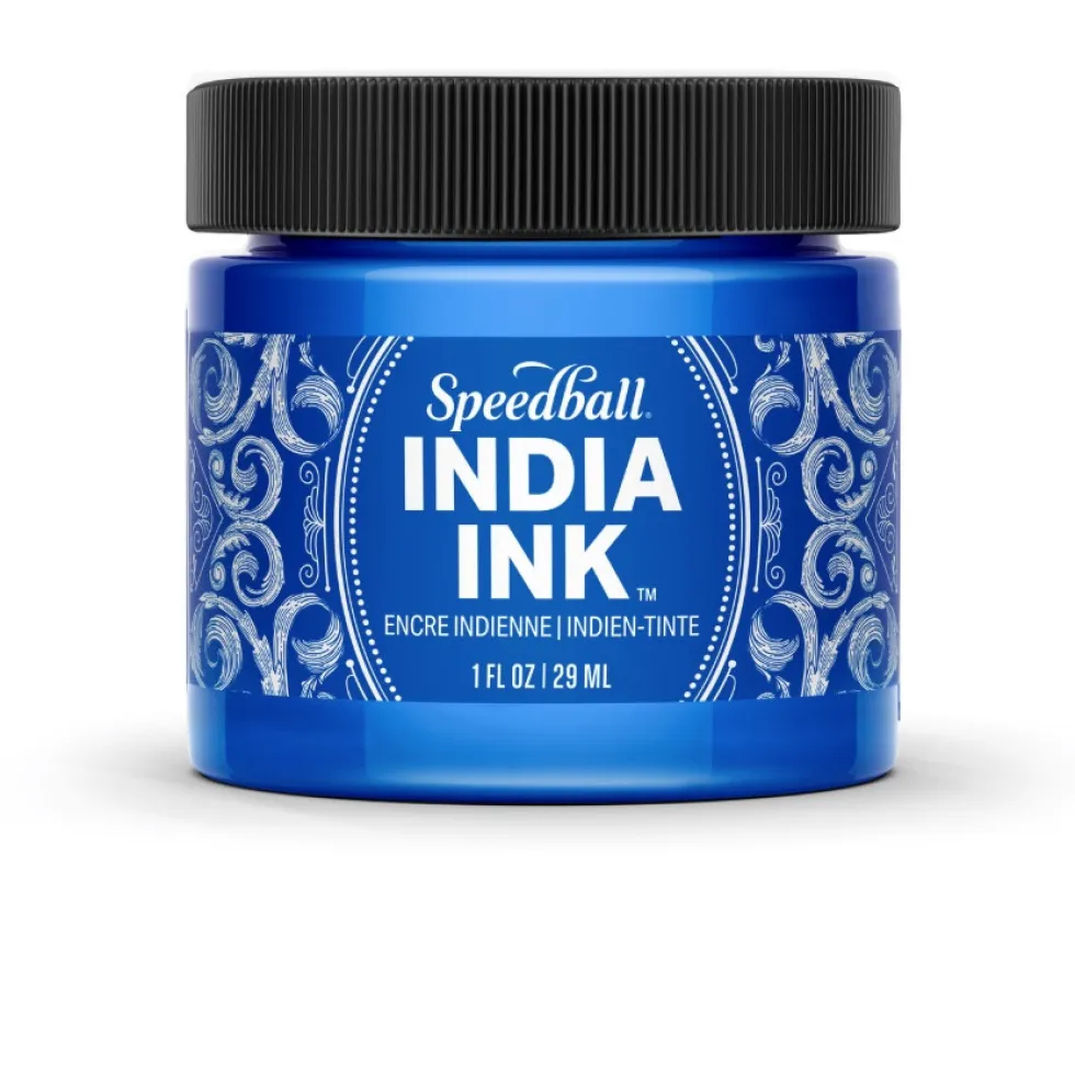 Tusz do kaligrafii India Ink - Speedball - Sapphire 29 ml