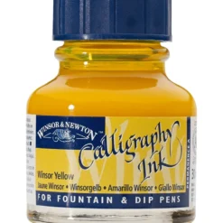 Tusz do kaligrafii - Winsor & Newton - winsor yellow, 30 ml