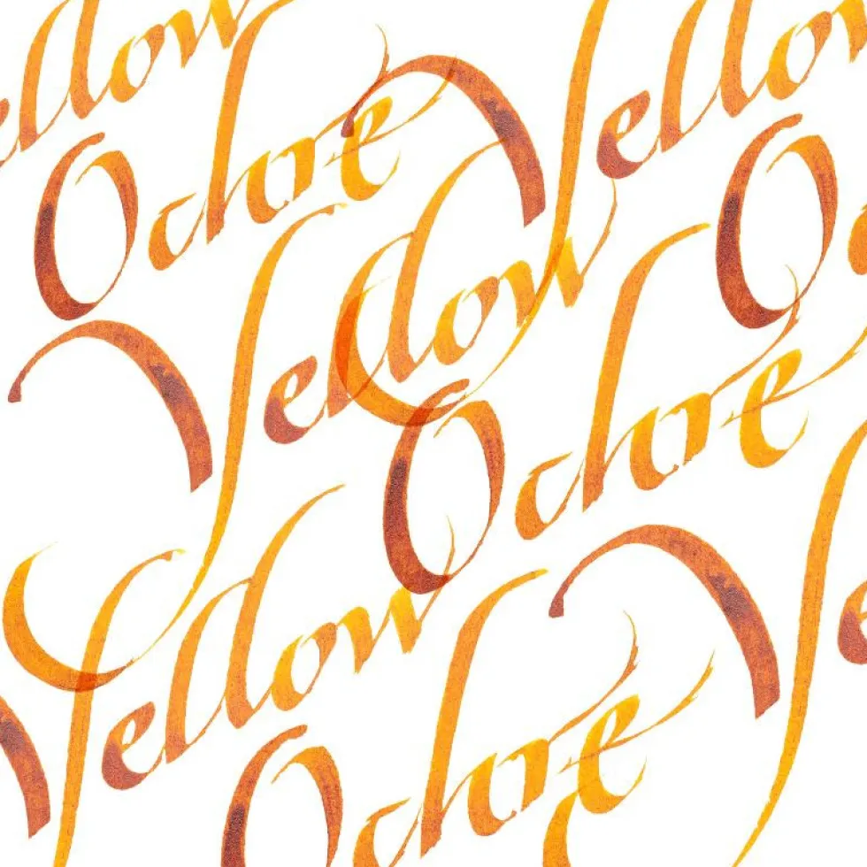 Tusz do kaligrafii - Winsor & Newton - yellow ochre, 30 ml