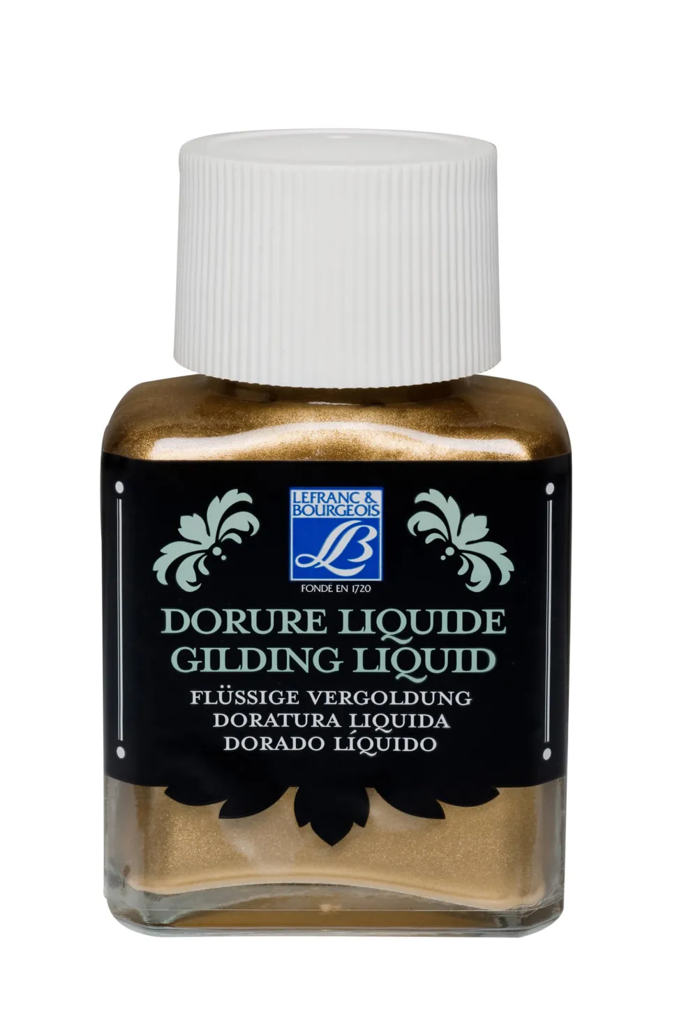 Tusz pozłotniczy Gilding Liquid - Lefranc & Bourgeois - Brass, 75 ml