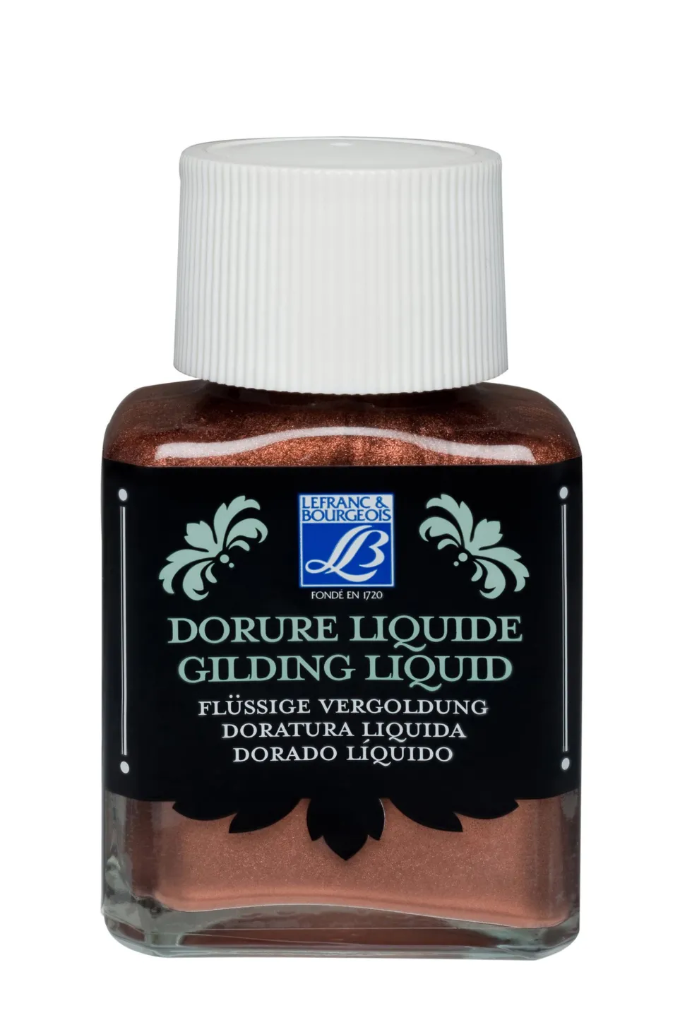 Tusz pozłotniczy Gilding Liquid - Lefranc & Bourgeois - Copper, 75 ml