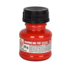 Tusz rysunkowy, kreślarski - Koh-I-Noor - czerwony, 20 g