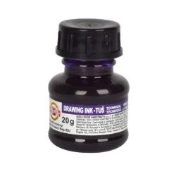 Tusz rysunkowy, kreślarski - Koh-I-Noor - fioletowy, 20 g