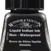 Tusz rysunkowy - Winsor & Newton - Black, 14 ml