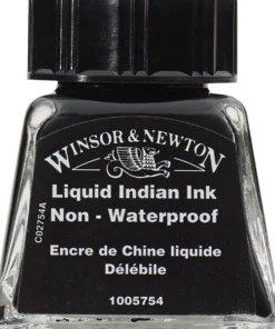 Tusz rysunkowy - Winsor & Newton - Black, 14 ml
