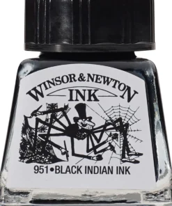 Tusz rysunkowy - Winsor & Newton - Black, 14 ml