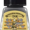 Tusz rysunkowy - Winsor & Newton - Silver, 14 ml