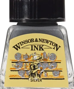 Tusz rysunkowy - Winsor & Newton - Silver, 14 ml