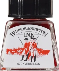 Tusz rysunkowy - Winsor & Newton - Vermilion, 14 ml