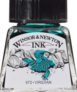 Tusz rysunkowy - Winsor & Newton - Viridian, 14 ml