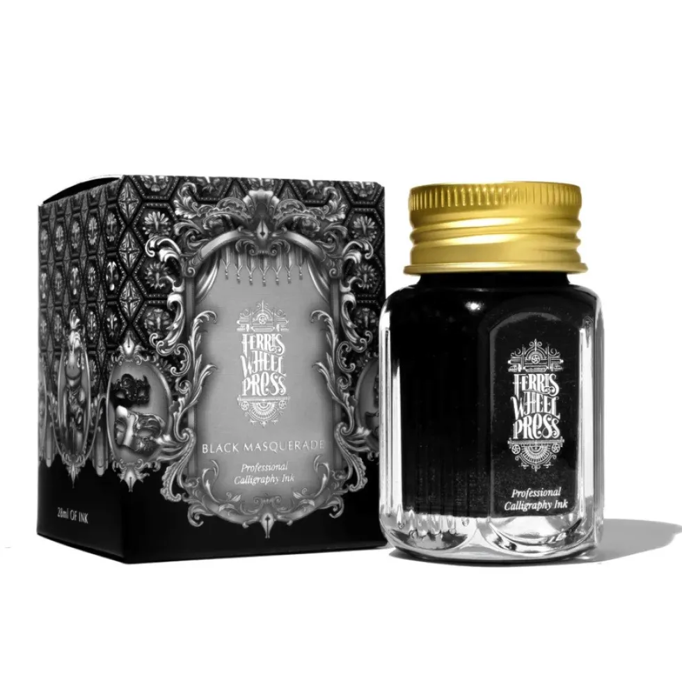 Tusz wodoodporny - Ferris Wheel Press - Black Masquerade, 28 ml