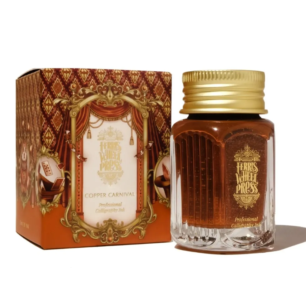 Tusz wodoodporny - Ferris Wheel Press - Copper Carnival, 28 ml