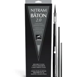 Uchwyt na węgiel lub grafit Baton 2.0 - Nitram - 4 mm