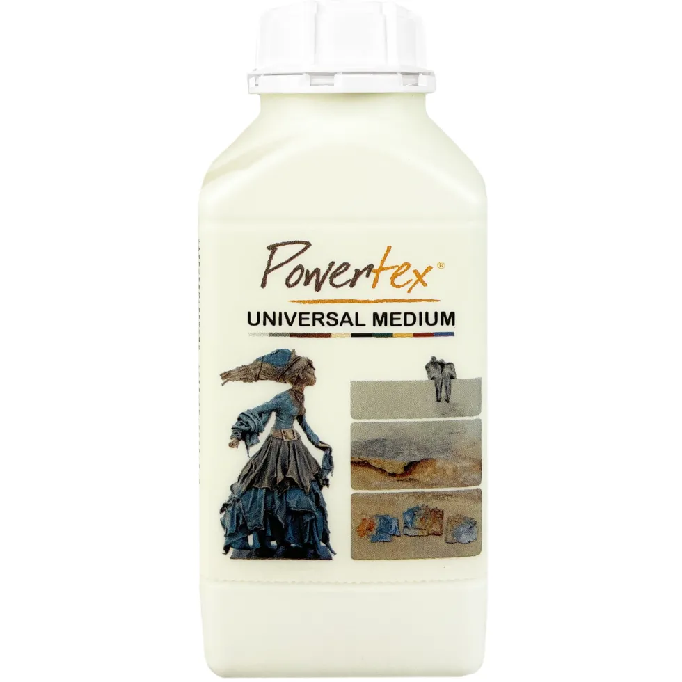 Utwardzacz do tkanin Universal Medium - Powertex - Ivory, 0,5 kg