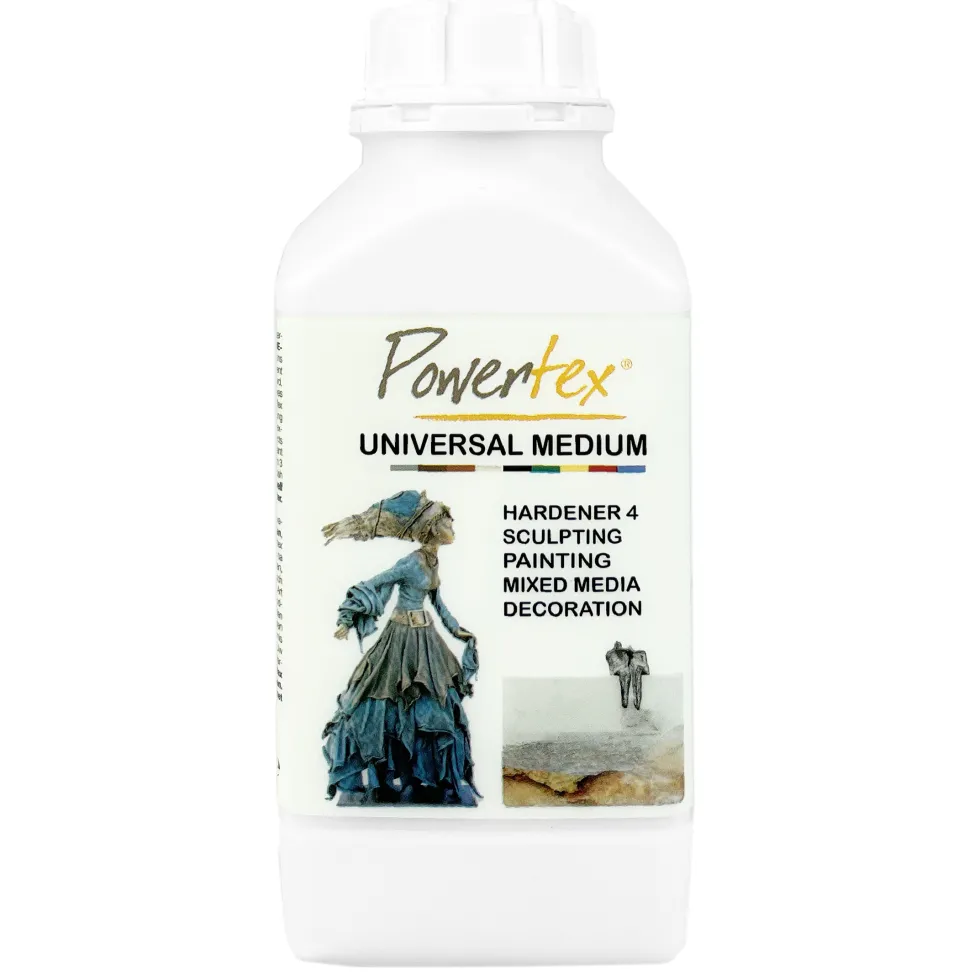 Utwardzacz do tkanin Universal Medium - Powertex - Transparent, 0,5 kg
