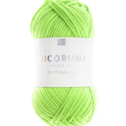 Włóczka akrylowa Ricorumi Neon DK - Rico Design - Green, 25 g