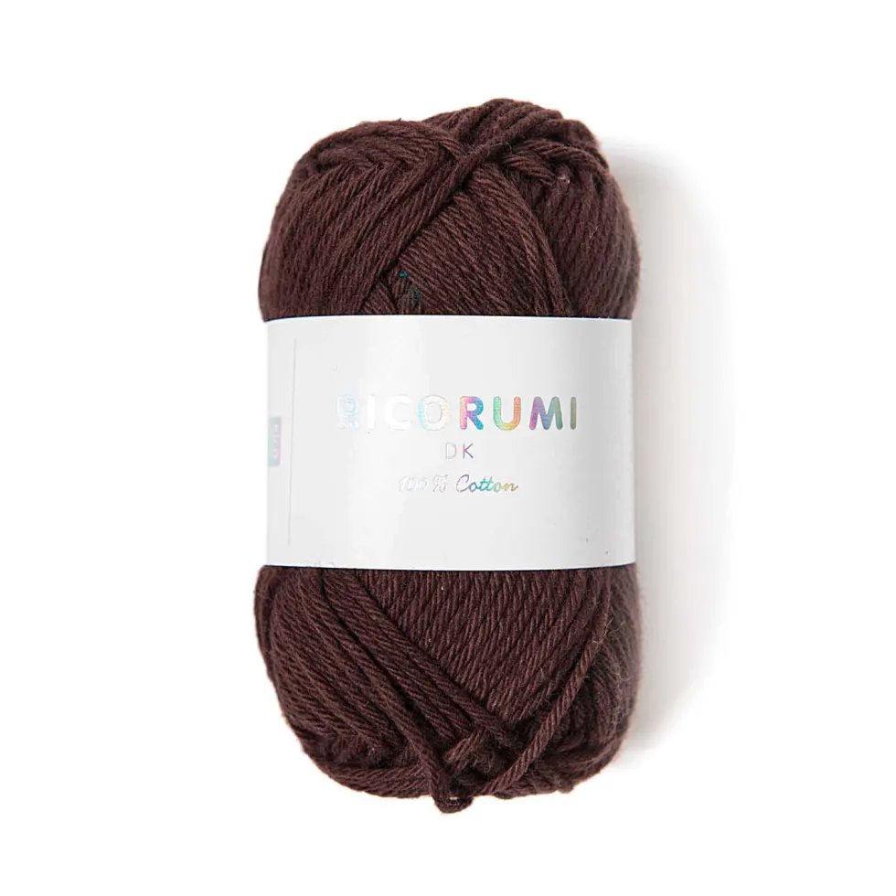 Włóczka bawełniana Ricorumi DK - Rico Design - Chocolate, 25 g