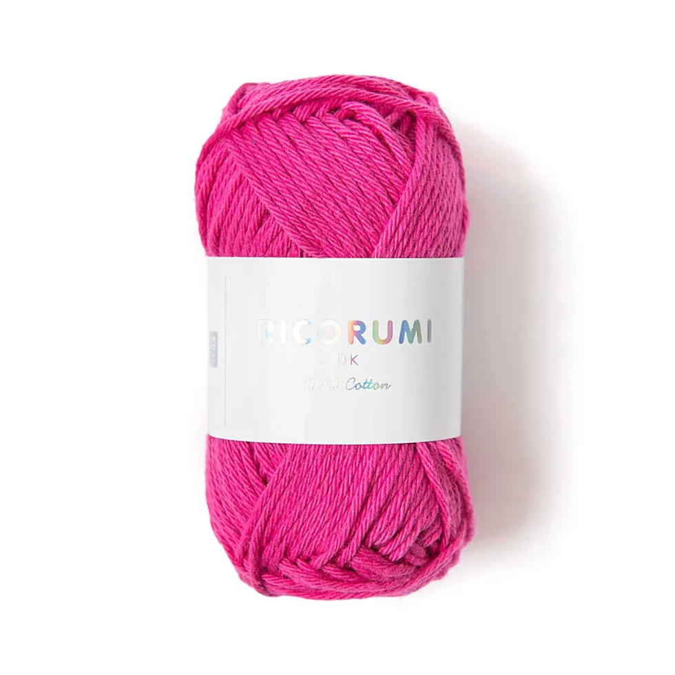 Włóczka bawełniana Ricorumi DK - Rico Design - Fuchsia, 25 g