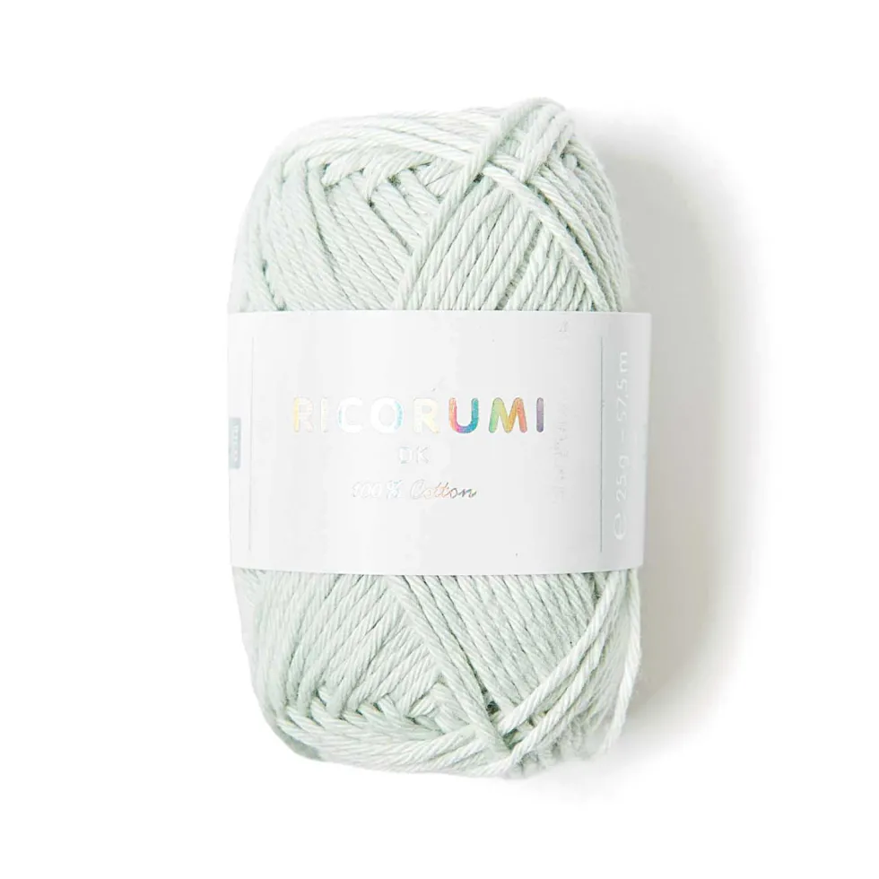 Włóczka bawełniana Ricorumi DK - Rico Design - Ice Green, 25 g