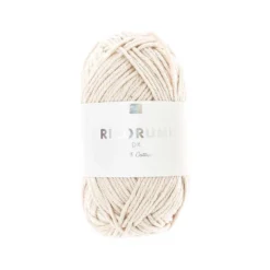 Włóczka bawełniana Ricorumi DK - Rico Design - Ivory, 25 g
