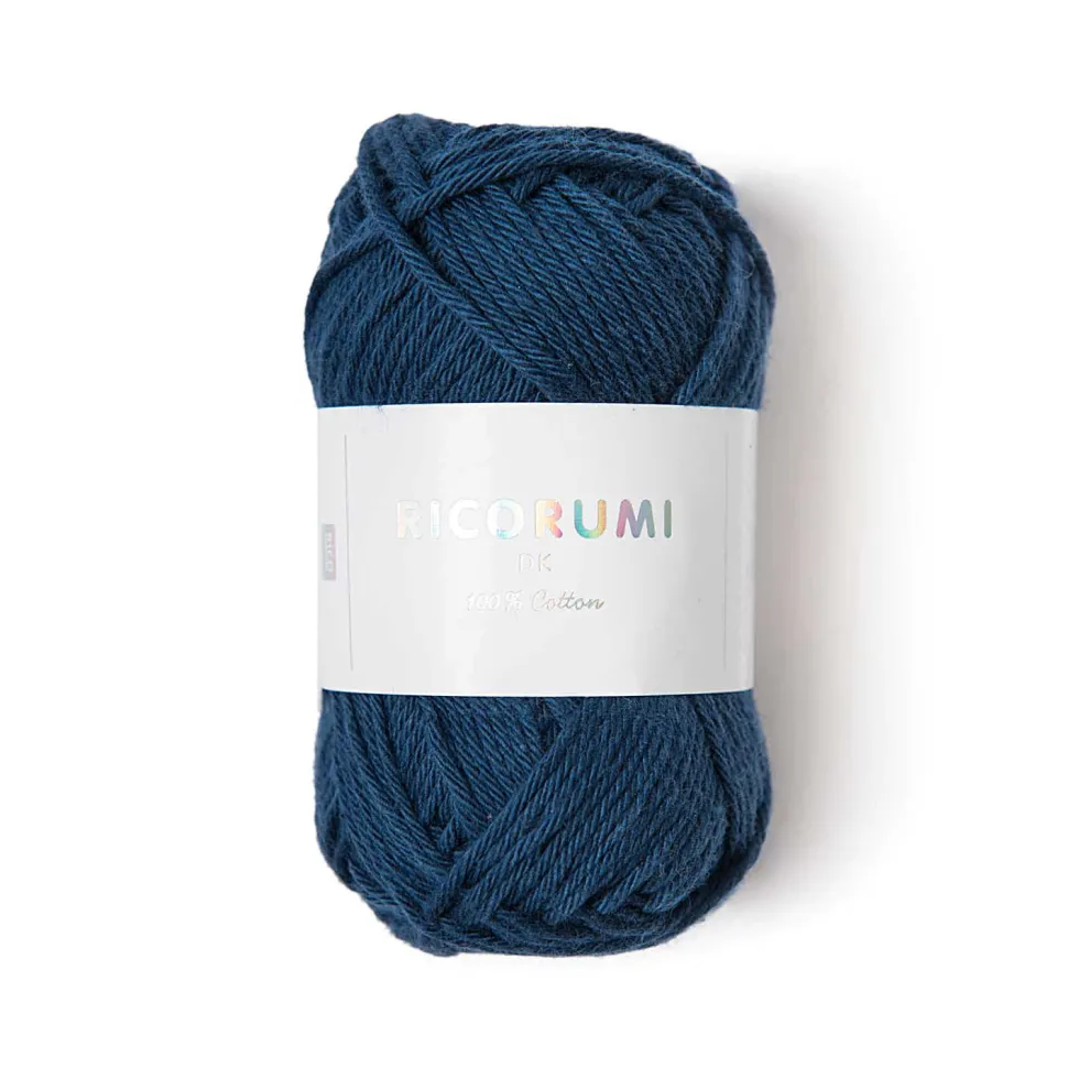 Włóczka bawełniana Ricorumi DK - Rico Design - Midnight Blue, 25 g