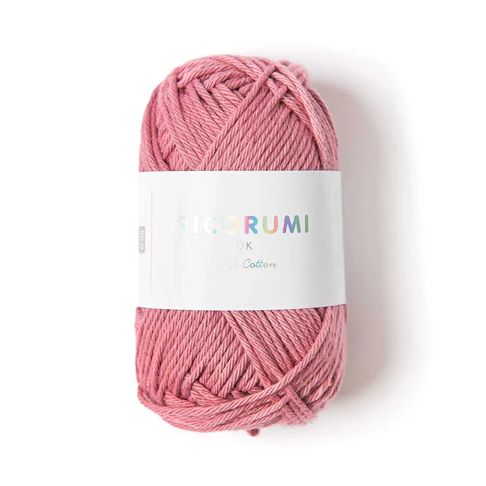 Włóczka bawełniana Ricorumi DK - Rico Design - Smokey Rose, 25 g