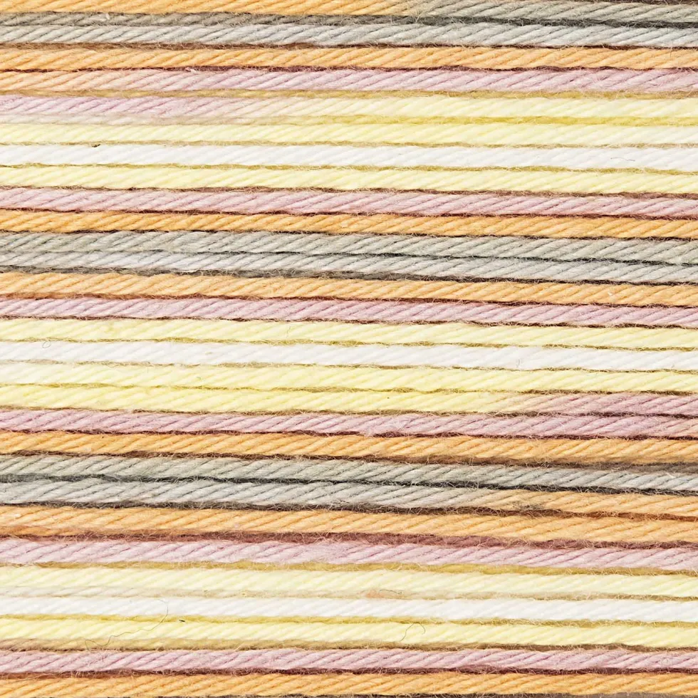 Włóczka bawełniana Ricorumi Print DK - Rico Design - Pink-Yellow, 25 g