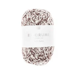 Włóczka bawełniana Ricorumi Spray DK - Rico Design - Brown, 25 g