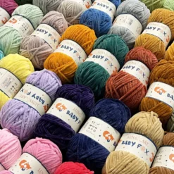 Włóczka poliestrowa Baby Fox - Luna Art - 1, 100 g, 120 m