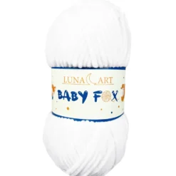 Włóczka poliestrowa Baby Fox - Luna Art - 1, 100 g, 120 m