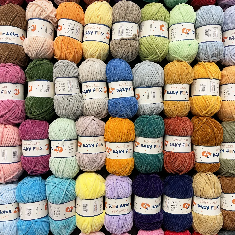 Włóczka poliestrowa Baby Fox - Luna Art - 1, 100 g, 120 m