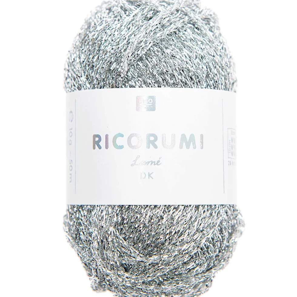 Włóczka Ricorumi Lame DK - Rico Design - Silver, 10 g