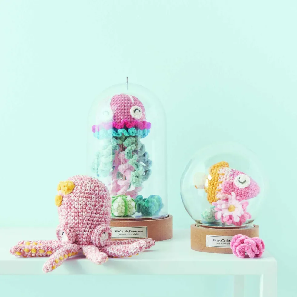 Włóczka szenilowa Ricorumi Nilli Nilli - Rico Design - Aqua, 25 g