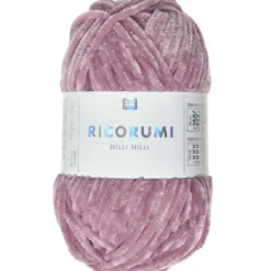 Włóczka szenilowa Ricorumi Nilli Nilli - Rico Design - Berry, 25 g