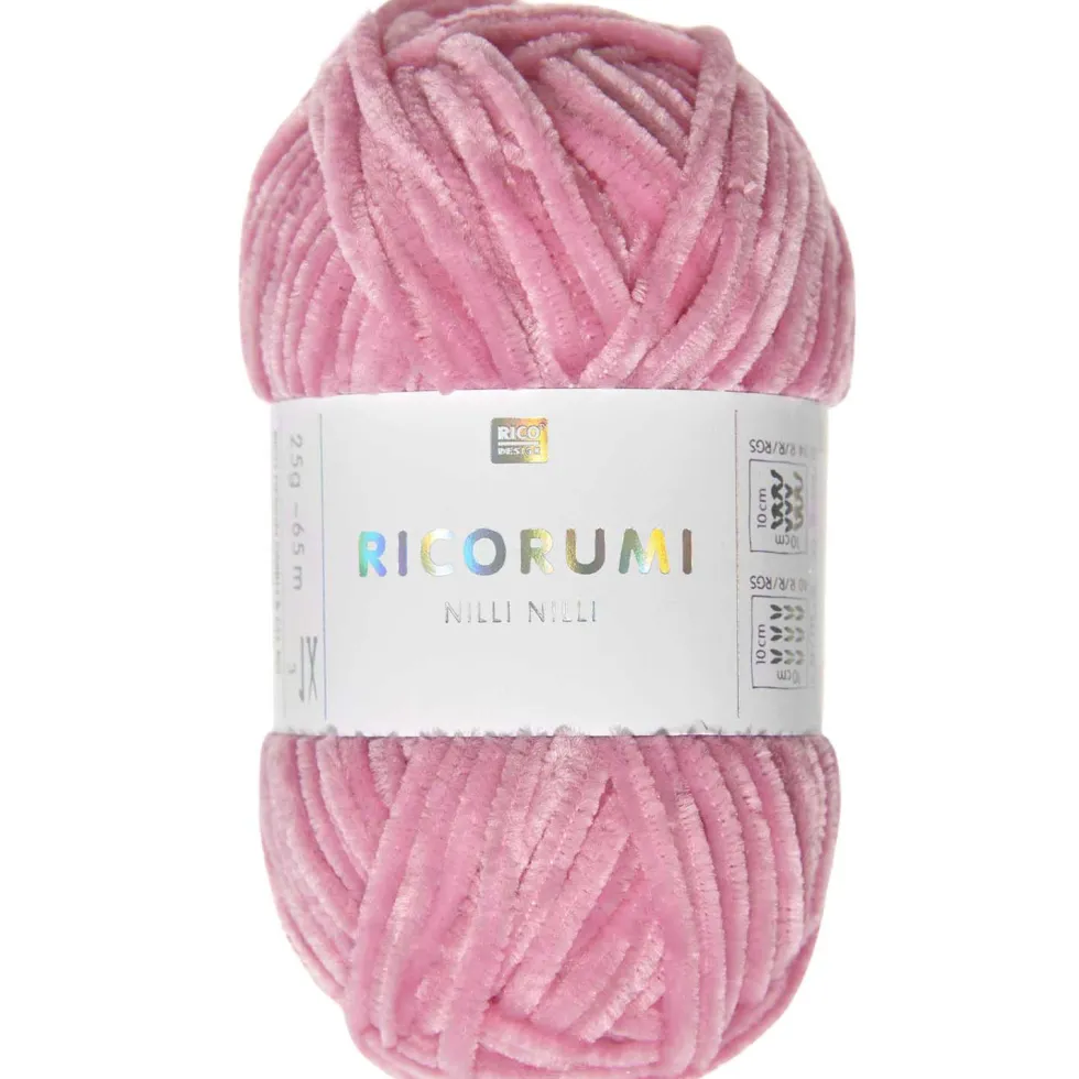 Włóczka szenilowa Ricorumi Nilli Nilli - Rico Design - Fuchsia, 25 g